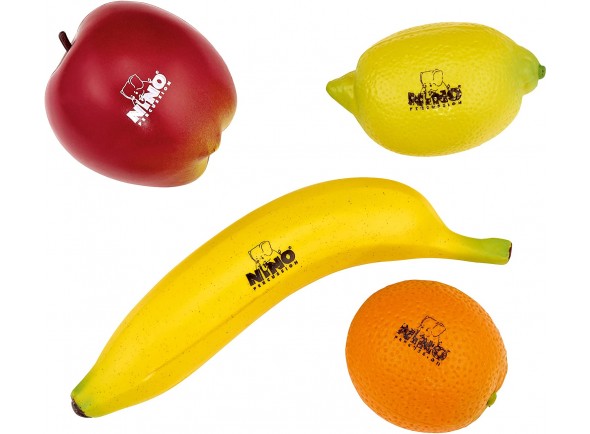 Nino Percussion ET100 assortment of 4pcs. fruit Nino Percussion ET100 assortment of 4pcs. fruit